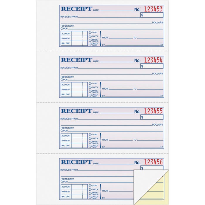Receipts - Invoices - Statement Forms